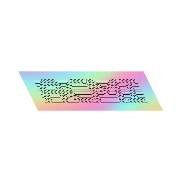 ACMI: Holographic Rhomboid Vinyl Sticker