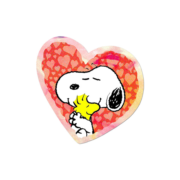 Apply: Holo Heart Snoopy Sticker