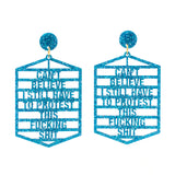 Cassie Hughes: Protest Earrings