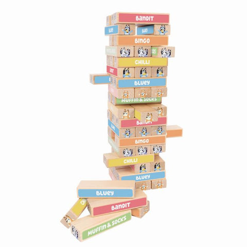 Bluey: Wooden Tumbling Tower
