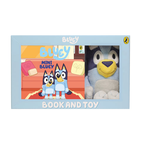 Bluey: Mini Bluey & Bluey Toy Box Set