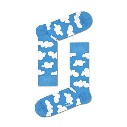 Happy Socks: Cloudy Socks - Bright Blue