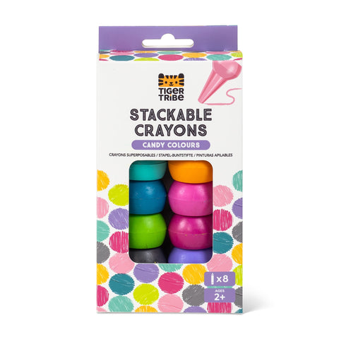 Tiger Tribe: Stackable Crayons - Candy Rainbow