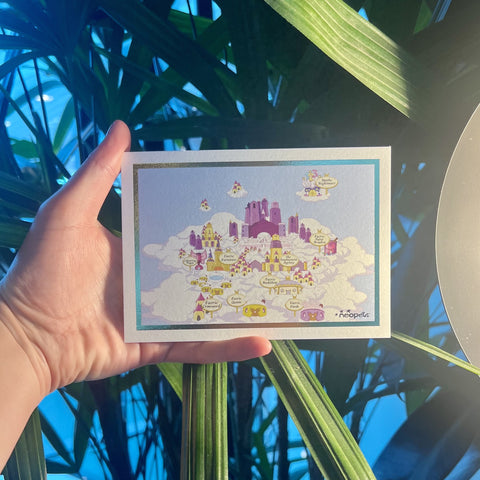 Neopets x ACMI: Faerieland Foil Postcard