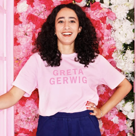 Girls On Tops - Greta Gerwig Pink Edition Tee