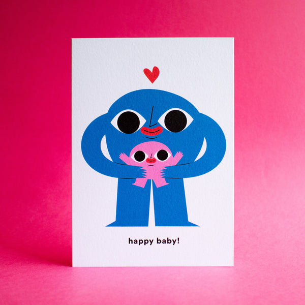 Samantha Curcio: Happy Baby Greeting Card