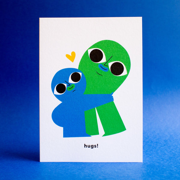 Samantha Curcio: Hugs Greeting Card