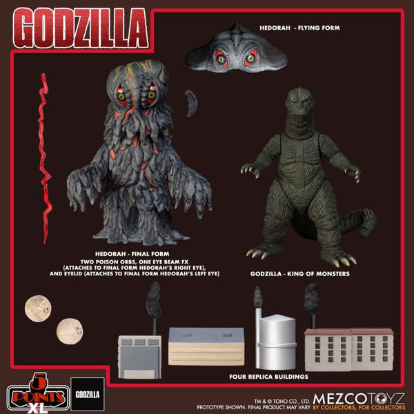 Godzilla (1971): Godzilla v.s. Hedorah 5 Point Figure Set