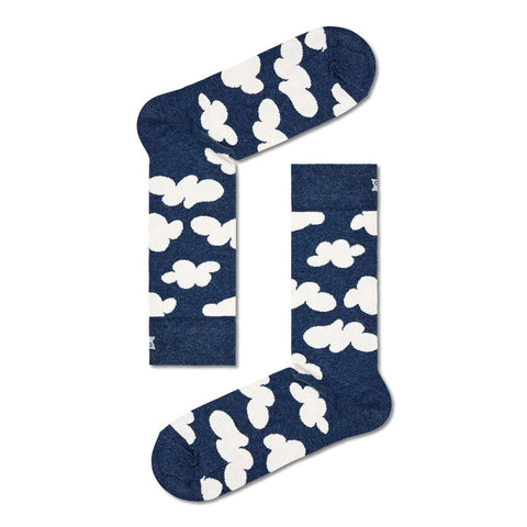 Happy Socks: Cloudy Socks - Navy