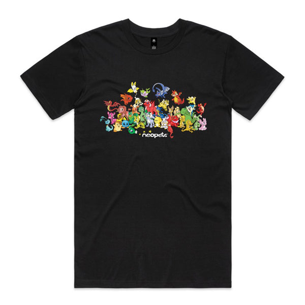 Neopets x ACMI: Nostalgic Pets Tee - Black