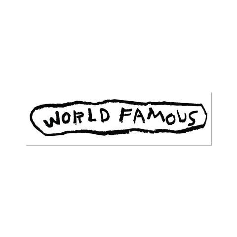 Apply: World Famous Sticker