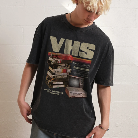Threadheads: Vintage VHS Tapes Tee
