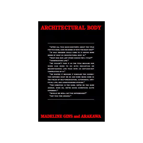 Architectural Body - Softcover