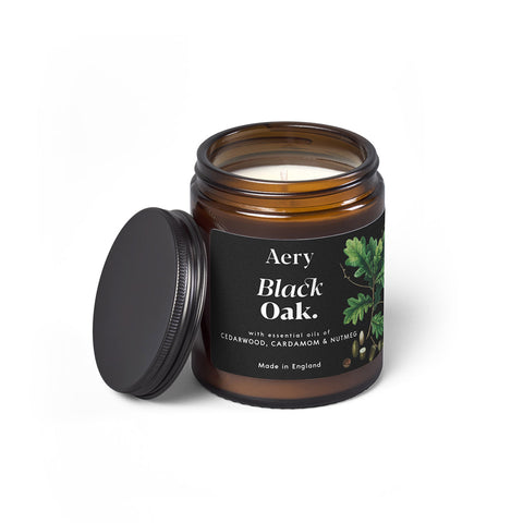 Botanical Green: Black Oak - 140g Candle