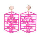 Cassie Hughes: Protest Earrings