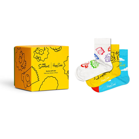 Happy Socks: Simpsons Kids Gift 3 Pack Set