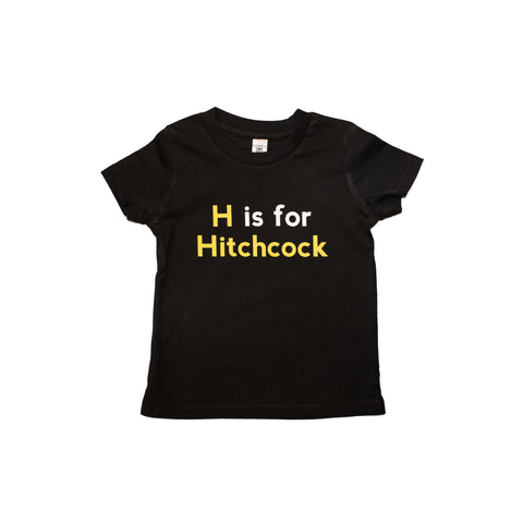 ACMI x Cinephile - H Is For Hitchcock - Kids T-Shirt
