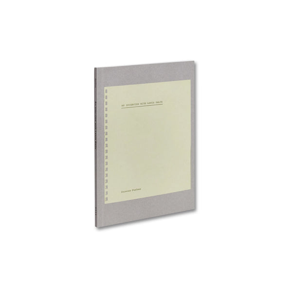 An Interview With Lewis Baltz - Softcover