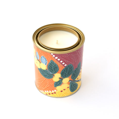 Kinya Lerrk: Bush Scent Designer Candle Tin