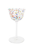 Kip & Co: Party Speckle Coupe Glass 2 Set