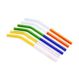 MoMA Two-Tone Borosilicate Straws (Set of 6)