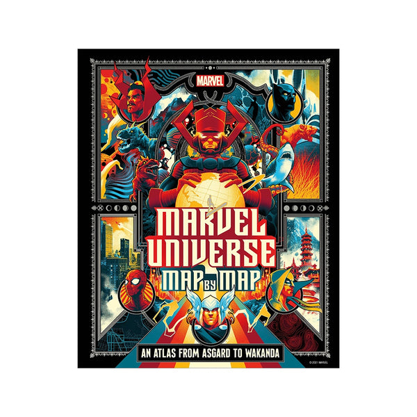 Marvel Universe Map By Map - Hardcover