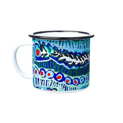 Murdie Morris - Blue Enamel Mug