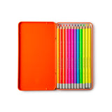 Neon Colour Pencils - Set Of 12