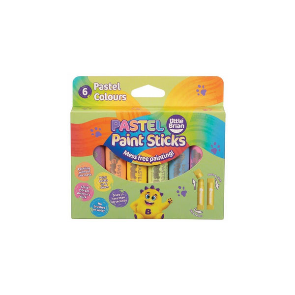 Little Brian: Paint Sticks - Pastel Set of 6