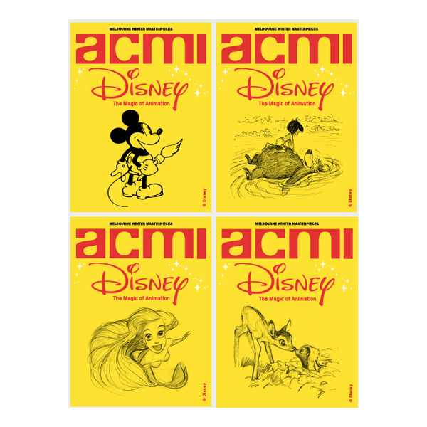 Disney: The Magic Of Animation Poster Set