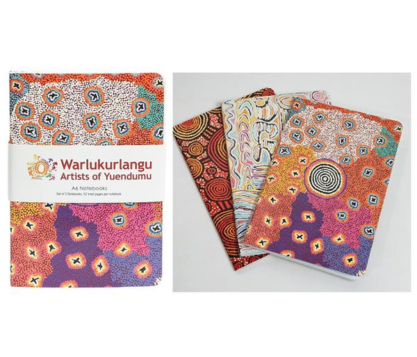 Warlu Set Of 3 A6 Notebook