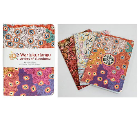 Warlu Set Of 3 A6 Notebook