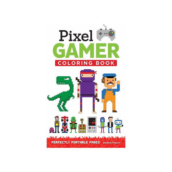 Pixel Gamer Colouring Book - Softcover